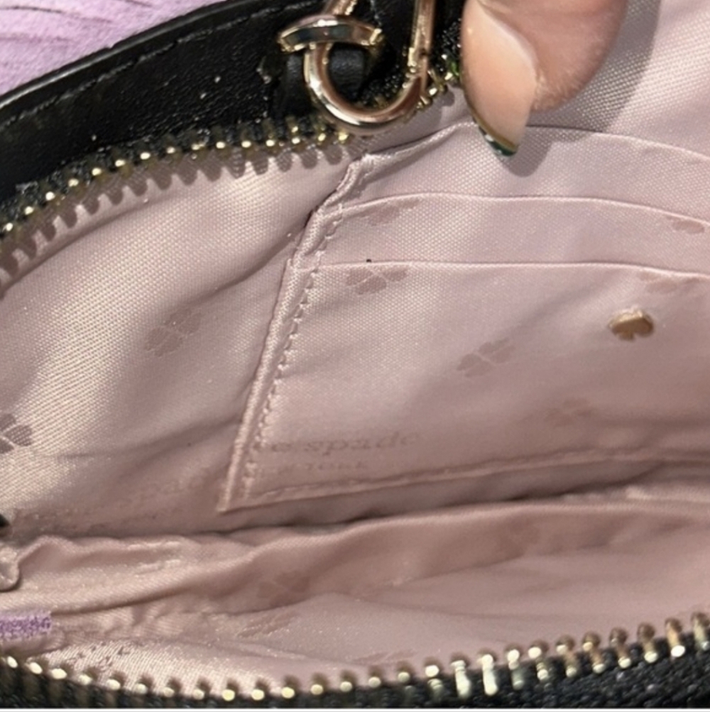 Kate Spade Black and Pink Dog Fringe Bag - Picture 4 of 6